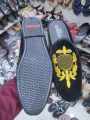 New Eid collection Fashionable black half shoe loafer for men.