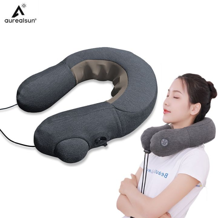 Neck Massager Electric Deep Kneading Shiatsu Heated Cervical Body Massage Pain Relief Tool Health Care Antistress Relaxation