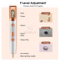 New HEGRU Mole Removal Pen kin Tag Remover pot Tattoo Freckle Removal Pen LED Lighting weep pot Mole Removing Dark pot Remover kin Care 9 Adjutable Mode Laer Mole Pen. 