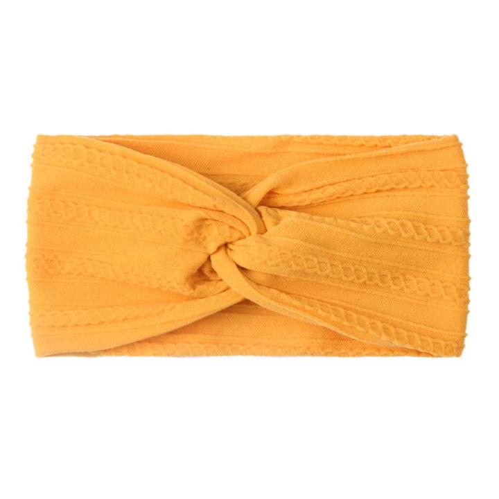 Soft Elastic Baby Headband Turban Wide Knot Baby Girl Hair Band