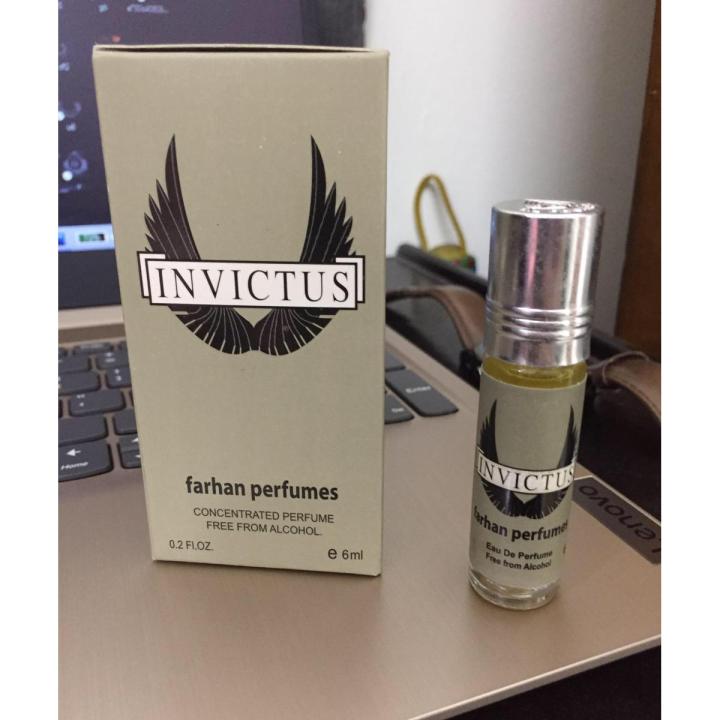 Invictus Attar for Men and Women Non Alcoholic Perfume Long Lasting Ator - 6ml