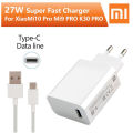 27W Fast Charger Power Adapter Suit For Redmi Xiaomi Mi (Type C).