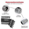 14pcs/9pcs Power Nut Driver Drill Bit Set Hexagonal Shank Hex Nut Socket 1/4 Screw Metric Driver Tool Set Adapter Drill Bit.