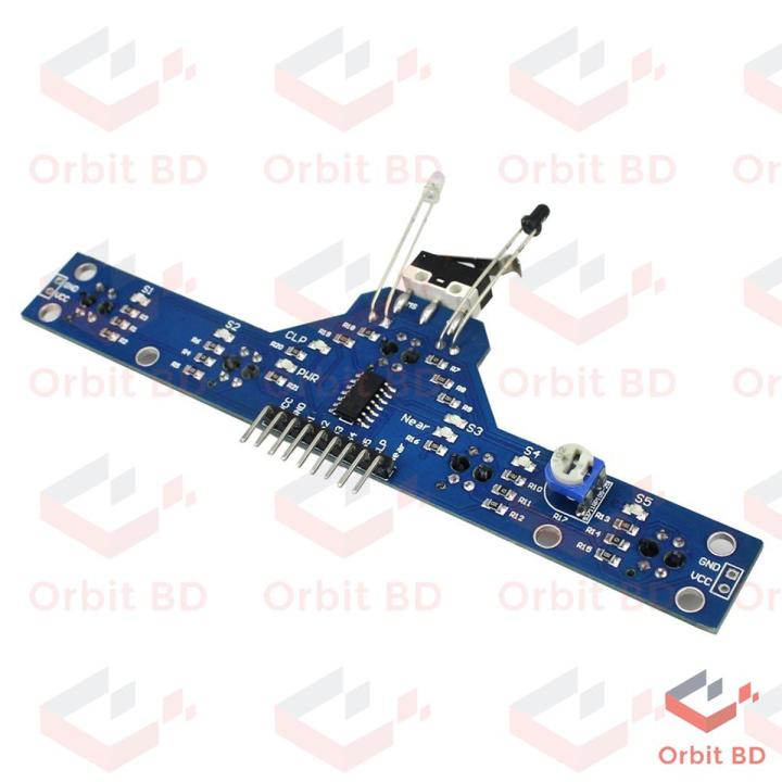 Tracking Sensor 5 Channel Detection IR Infrared Line Sensor Module BFD-1000 for Arduino Smart car
