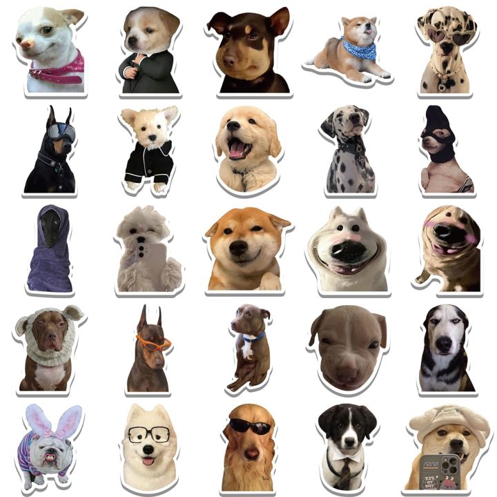 10/30/50pcs%20Kawaii%20Cat%20Dog%20Funny%20Animal%20Meme%20Stickers%20Cute%20Decals%20Decoration%20DIY%20Skateboard%20Scrapbook%20Laptop%20Fridge%20Car%20Kids%20Toy%20-%20Image%207