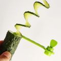 Amazing Vegetable Roll Machine Creative Lazy Man Spiral Cucumber Cutter Whirlwind Potato Slicer Rotating Potato Tart Knife. 