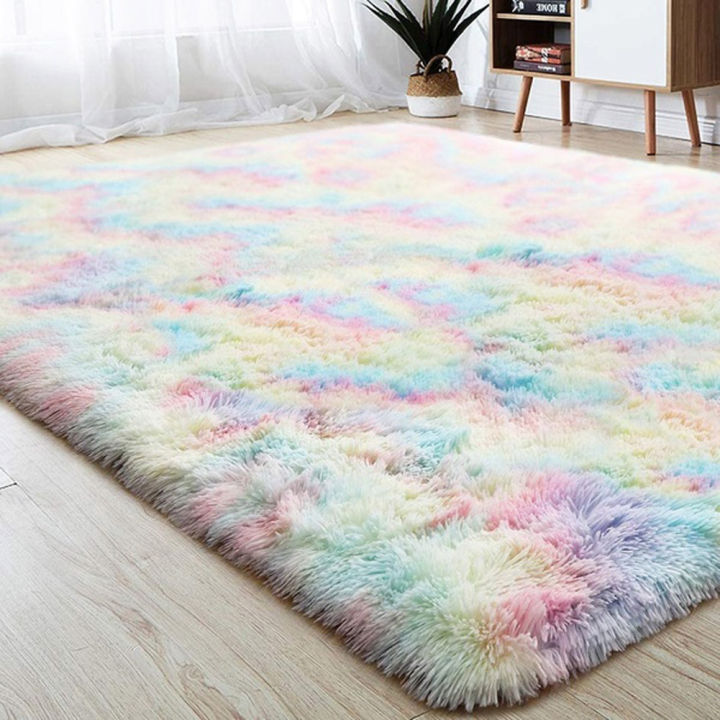 Long%20Plush%20Tie%20Dyed%20Carpet%20Thicken%20Floor%20Rug%20Nonslip%20Mat%20for%20Bedroom%20Bedside%20Living%20Room%20-%20Image%209