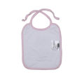 White Color Printed Cotton Washable Bibs For Baby. 