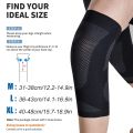 GOMOREON 1Pair Thin Knee Brace Support Elasticated Compression Knee Sleeve Leg Arthritis Injury Bandage Sleeve.