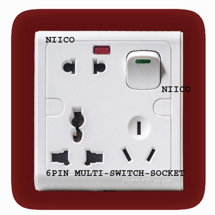 Switch Wener Plus 6 Pin Multi- Switch- Socket