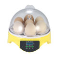 7 Eggs Mini Digital Egg Incubator Hatcher Transparent Eggs Hatching Machine Automatic Temperature Control for Chicken Duck Bird Eggs AC110V. 