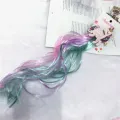 Colorful Unicorn Wigs Stylish Kids' Hair Hairpins Lovely Gradient Princess Hair Ornament for Dress-Up Parties Costume Events Dance Performances Daily Wear Girls' Fashion. 