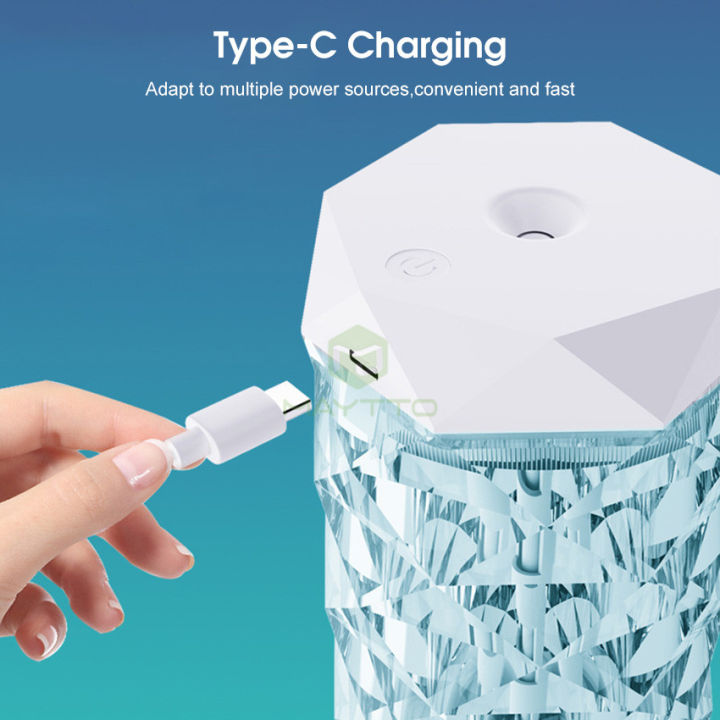 MAYTTO%20Air%20Humidifier%20Rose%20Crystal%20Seven%20Color%20Lamp%20Mini%20Night%20Light%20Portable%20Mist%20Sprayer%20USB%20Electric%20Air%20Humidifier%20500ML%20Cool%20Water%20Mist%20Maker%20with%20Colorful%20Light%20With%202%20Spraying%20%20Modes%20for%20Home%20Office%20Car%20-%20Image%206