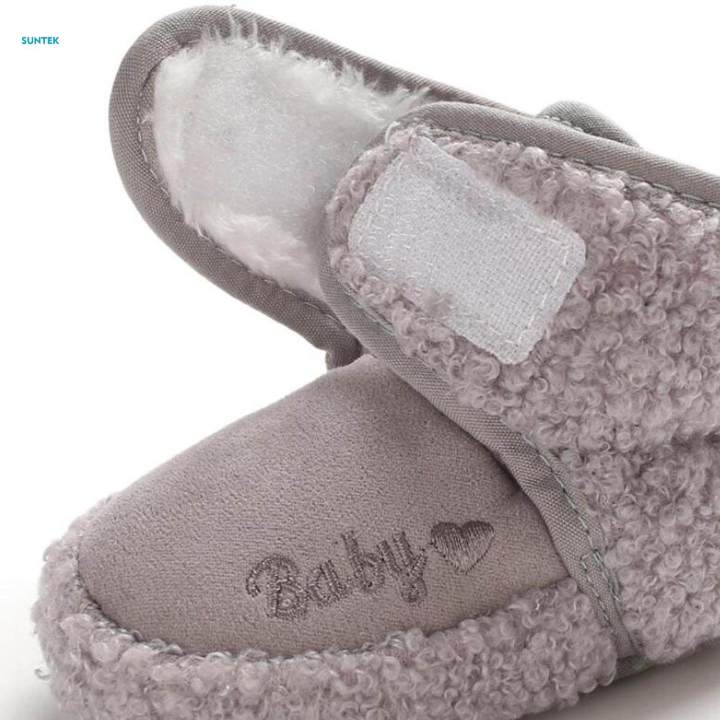Newborn%20Baby%20Boys%20Girls%20Booties%20Winter%20House%20Slipper%20Crib%20Shoes%20for%20Baby%20Boys%20Girls%20Gray%2013cm%20-%20Image%208