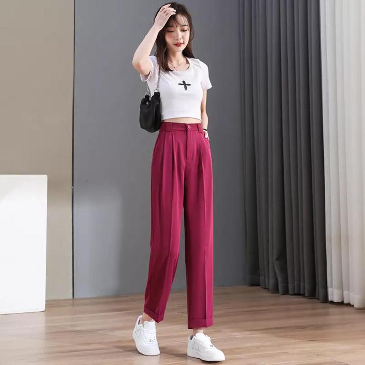FZ Women's Drawstring High Waist Pants Suit main image 0