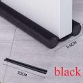 Door gap and door bottom sealing strip Black Colour. 