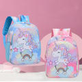 【Best Price Guaranteed】 Unicorn Backpack Lightweight Cartoon Princess School Bag Kids Pink Satchel for Girls Kindergarten School Infantil Escolar. 