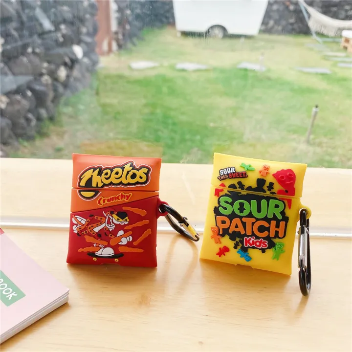 Chocolate Reeses NERDS Kitkat Sour Patch kids Cheetos Earphone Case For AirPods Pro 3 2 1 Ben Jerry Wireless bluetooth headset