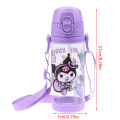 Cartoon Anime Straw Water Bottle Cute Portable Straw Cup Children Water Cup For Home Office School Travel Drink Cups. 