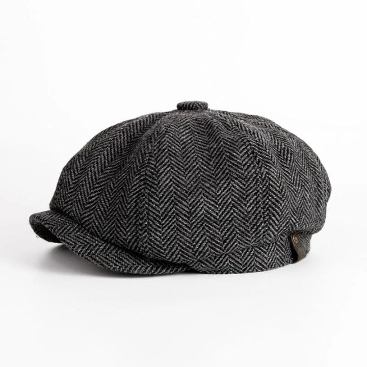 Retro British Style Newsboy Cap Men Cotton Ascot Cap Beckham Khaki Male Spring Summer Vintage Brand New Octagonal Flat Cap