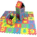 36 PCS EVA Foam Puzzle Mats Kids Alphabet Number Puzzles Play Mat For Children Baby Crawling. 