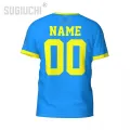 Custom Name Number Palau Flag Emblem 3D T-shirts For Men Women Tees jersey team Clothes Soccer Football Fans Gift T shirt. 