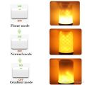 LED E27 Flame Lamps 15W 85-265V 4 Modes Ampoule LED Flame Effect Light Bulb Flickering Emulation Fire Light. 