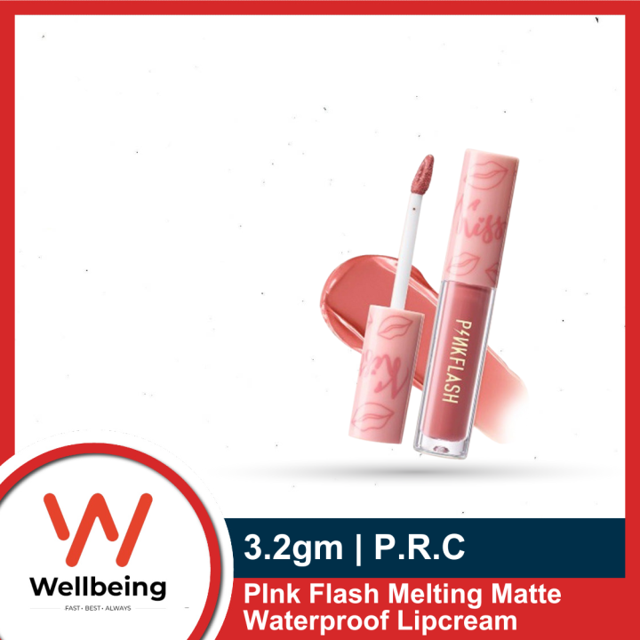 PINKFLASH Lasting Melting Matte Waterproof Lipcream 3.2gm (PF-L01)