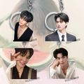 Korean Idol Anime KeyChain Song Kang Men Key Chain for Women Fashion Creative Charms Role Figure Acrylic Keyring Pendant Gift. 