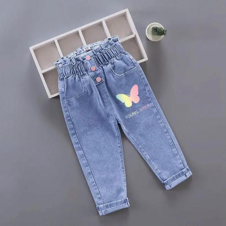 Kids%20Baby%20Girls%20Casual%20Clothes%20Jeans%20Pink%20Bow%20Trousers%20Toddler%20Infant%20Denim%20Clothing%20Pants%20Children%20Bottoms%201%202%203%204%205%206%20Years%20-%20Image%207