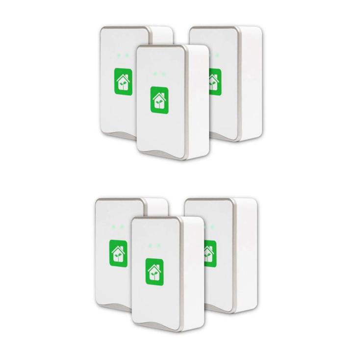 Negative Ion Generator Pluggable Air Purifier with Highest Output - Up to 32 Million Negative Ions/Sec, 6 Pack US Plug