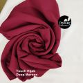 Hijab Chiffon Georgette Premium Quality - Maroon - Size-90" x 30 " - Hijab Collection - Hijab Collection.