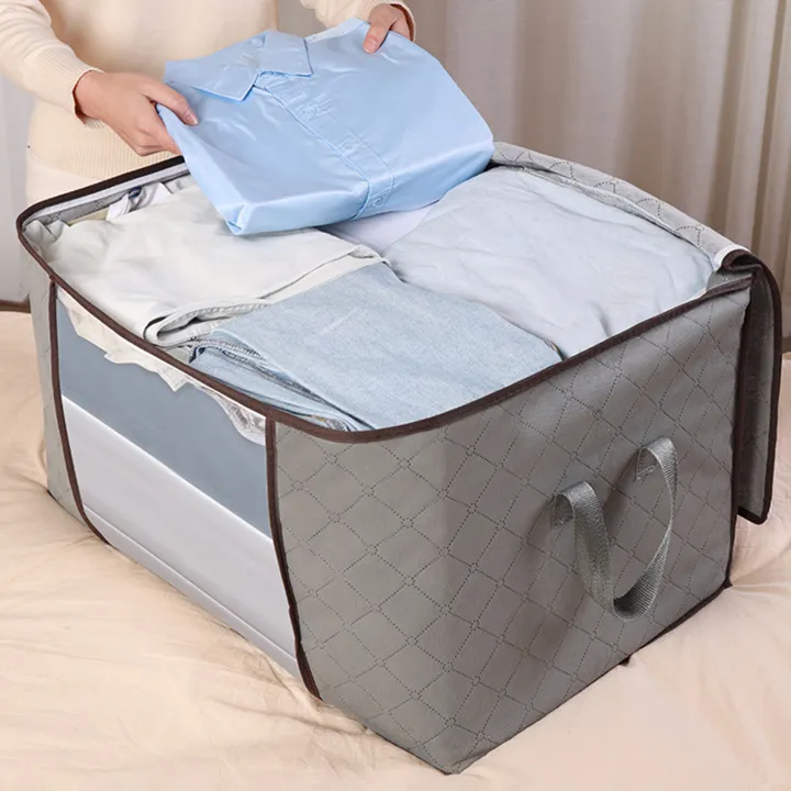 Clothes%20Quilt%20Blanket%20Storage%20Bag%20Foldable%20Zipper%20Box%20Non-Woven%20Organizer%20-%20Router%20Stand%20-%20Image%203
