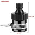 3/4-inch Size Water Hose Nozzle Quick Connector (2-Pcs) and 1/2'' or 3/4'' Universal Water Tap Connector (1-Pc) for Home Car Wash and Garden Watering.. 