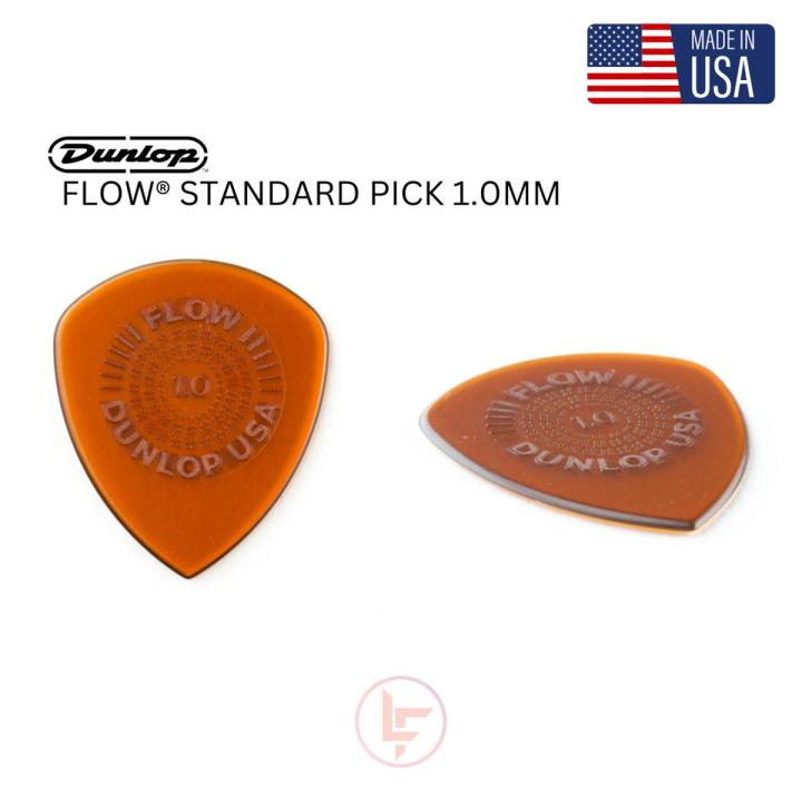 Dunlop 549P100 Flow Standard Grip Guitar Picks 1.0mm Made in USA