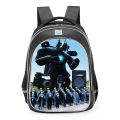 Toilet Man Backpack Titan Monitor Man Backpack Children Primary and Secondary School Students Game TV Man Audio Man Schoolbag. 