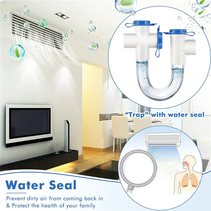Standard%20Condensate%20Trap%20PVC%20U%20Trap%203/4%20Inch%20for%20HVAC%20Systems,%20Air%20Conditioner,%20Effectively%20Drains%20Condensate%20-%20Image%207