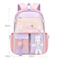 Waterproof Cute Cartoon Rabbit Tide Color Backpack/School Rabbit Backpack Large Capacity.