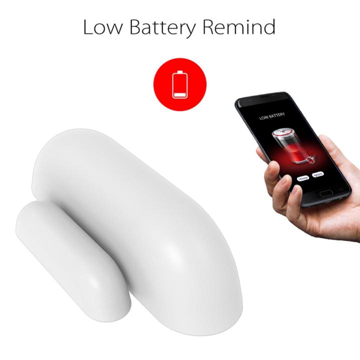 Zwave Plus Door Window Sensor Contact Sensor EU 868.4MHZ Instant Alert Magnet Lock Door Window Security Sensor Compatible with 300 series and 500 series