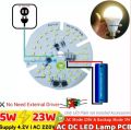 Rechargeable LED lamp Plate 5V 5W 220V 15W AC DC Backup Lamp Plate with Battery Charging No Need Driver Using 18650 Battery.
