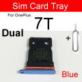 For OnePlus 6/6T,OnePlus 7/7Pro,7T/7T Pro Single / Dual Nano Sim Card Tray Holder Sim Adaptor With Free Sim Ejector Pin Replacement Part. 