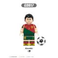 Soccer Player Minifigures Messi Ronaldo Football World Cup Star Players Action Figures, Building Blocks Toy For Legoes.