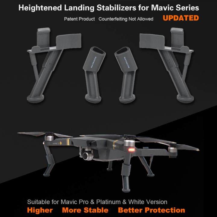 DJI%20Mavic%20Pro%20Landing%20Gear%20Leg%20Height%20Extender%20Kit%20for%20DJI%20Mavic%20Pro%20Landing%20Bracket%20for%20DJI%20Mavic%20Pro%20Safe%20-%20Image%202