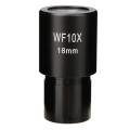 NANLIY- 10X Microscope Eyepiece Wide Angle Optical Lenses Adapter Field 18mm Professional Ocular Lens Standard.