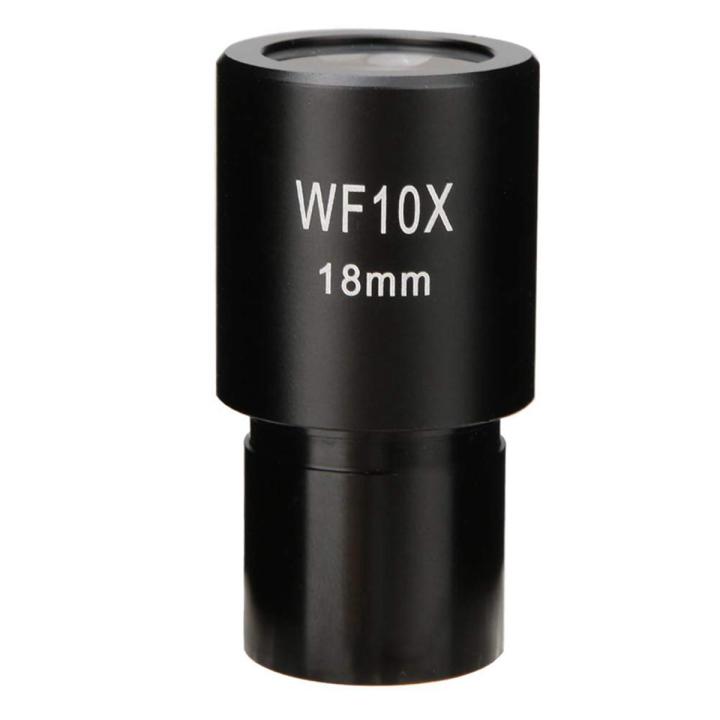 NANLIY- 10X Microscope Eyepiece Wide Angle Optical Lenses Adapter Field 18mm Professional Ocular Lens Standard