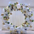 GC Round Backdrop Stand Circle Balloon Arch Frame Backdrop Decoration For Ceremony Wedding Birthday Party Baby Shower. 
