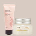 COMBO - Rice & Ceramide Moisturizing Cream & Rice Water Bright Foaming Cleanser. 