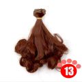 【The road to happiness Store】Msiredoll bjd wig Accessories  15*100CM 25*100CM doll hair for 1/4 1/12 Gradient Color Natural bjd wig diy Free. 