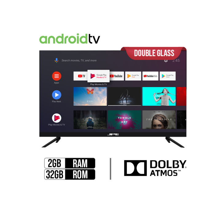 JPE 32" TV With Dual Glass Protection