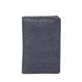 Black Leather Card Holder For Men.